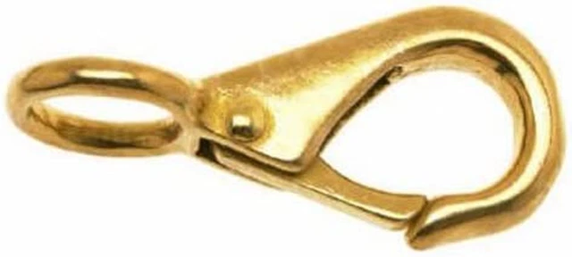 Campbell Rigid Quick Snap, 3/4" Eye, 9/16" Opening, 3-15/64" L, 140 Lbs