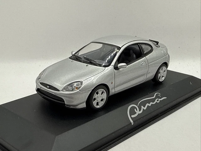 Ford Ka 1997 Violette – Minichamps 1:43 – Modèle RARE Avec Petit Défaut
