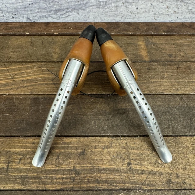 Dia Compe Gran Compe GC202 Alloy Non-Aero Brake Levers – Brown – For Retro Fixed Gear & Road Bikes