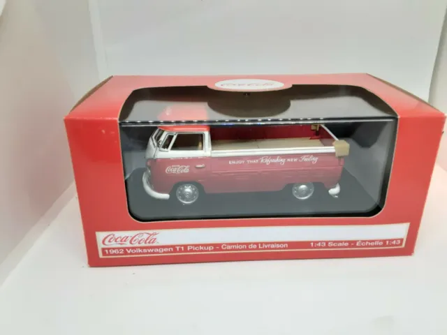 Volkswagen T1 Pick-Up "Coca-Cola" 1962 Rouge/Blanc     1/43