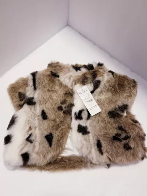 Children's place sales faux fur jacket