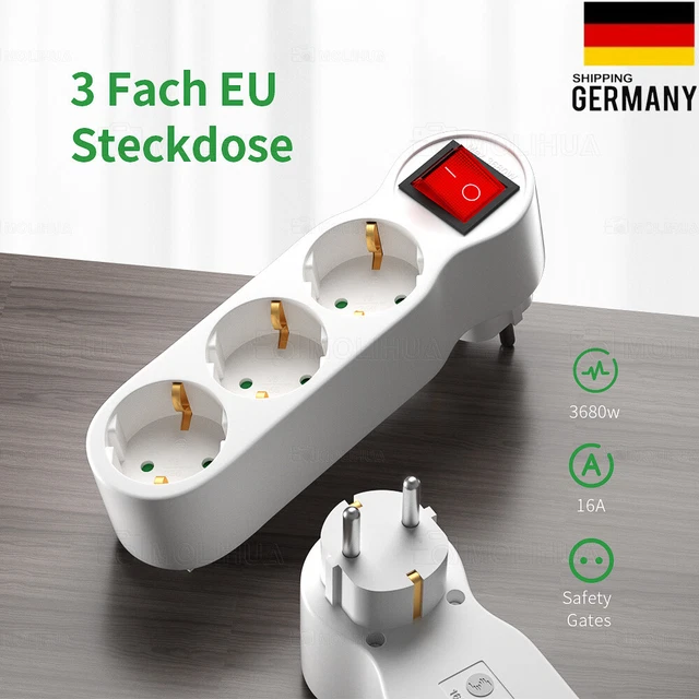 Connettore Triplo Con Interruttore Generale GSC 0200717 - Foto 9