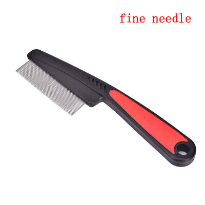 1PC Pet Flea Combs With Stainless Steel Needle Lice Removal Rakes Grooming To K1