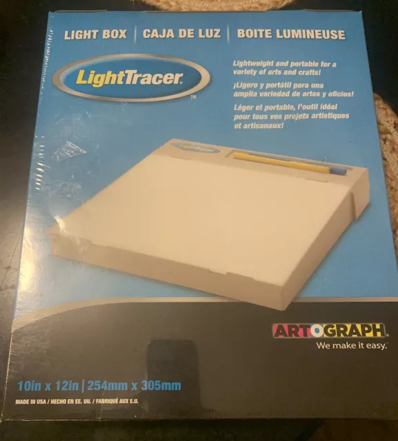 ARTOGRAPH LIGHT TRACER Lightbox Light Box 10x12 Drawing Tracing SEALED 2007  USA $39.60 - PicClick