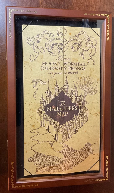 HARRY POTTER MARAUDERS Map Collectible With Case $60.00 - PicClick