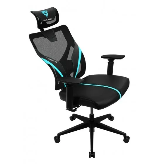 THUNDER X3 YAMA1BC Ergonomic Gaming Chair - Black Cyan