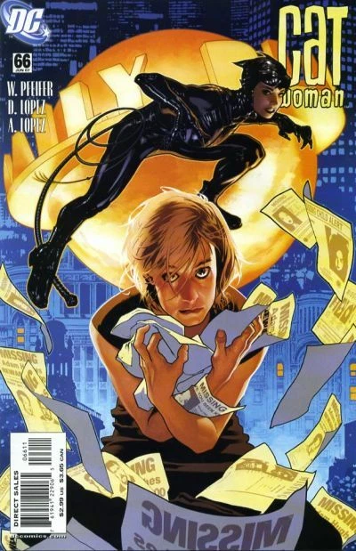 CATWOMAN (Vol. 3) #66 VF/NM, Adam Hughes cover, DC Comics 2007 Stock Image