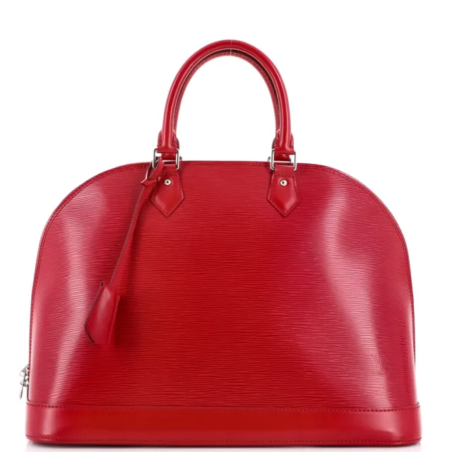 Louis Vuitton Alma Handbag Epi Leather MM Pink