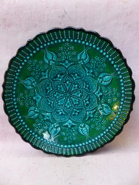 Kutahya Iznik Grand Plat Turkey Qajar Islamic Ceramic Terre Cuite Islamique