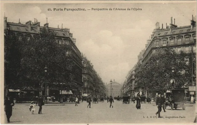 CPA PARIS Perspective. 40. Avenue de l'Opéra (924432)