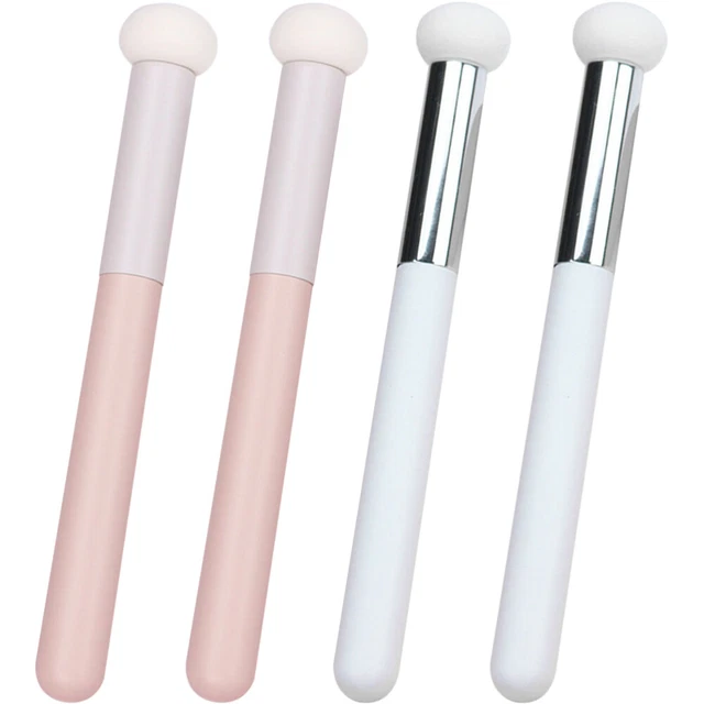 4 piezas Base esponja polvo puff maquillaje cepillo corrector cepillo