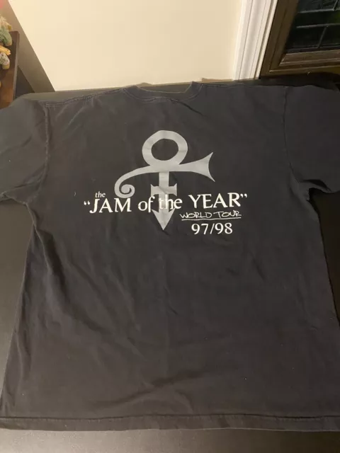 Vintage T Shirt - Local Crew The Jam Of The Year Prince World Tour Black XXL