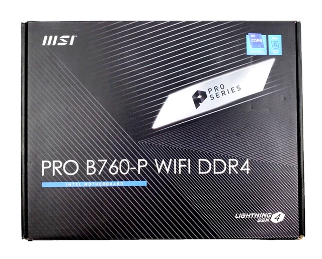 Carte Mère MSI PRO B760-P WIFI DDR4