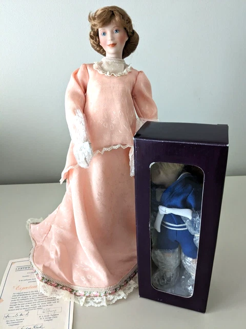 VINTAGE EXPECTANT MOMENTS Dolls, Artist Sandra Kuck, Mother & Child,  Victorian $19.99 - PicClick