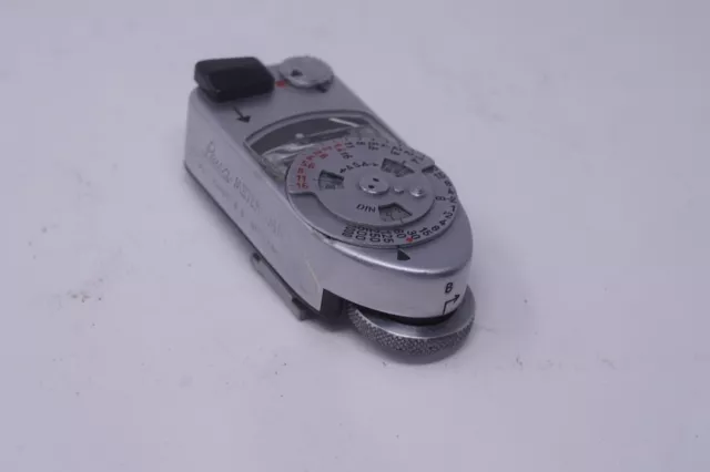 Leica MR-3 Chrome Light Meter for M2 and M3 Cameras Not tested