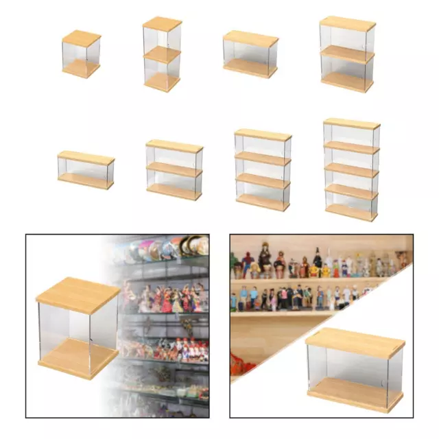 Klare Acryl-Vitrine für Sammlerstücke, Organizer, Souvenirs, staubdicht