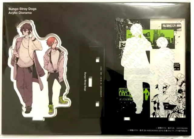Bungo Stray Dogs Only Shop Big Acrylic Stand Diorama Chuya Nakahara Osamu Dazai