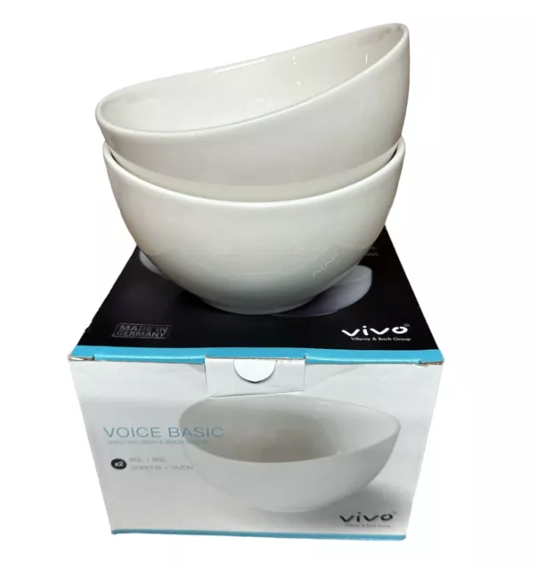 Villeroy & Boch Porcelain Cereal, Soup, Dessert Bowls, 14 cm, Sets of 2, 4, 6, 8