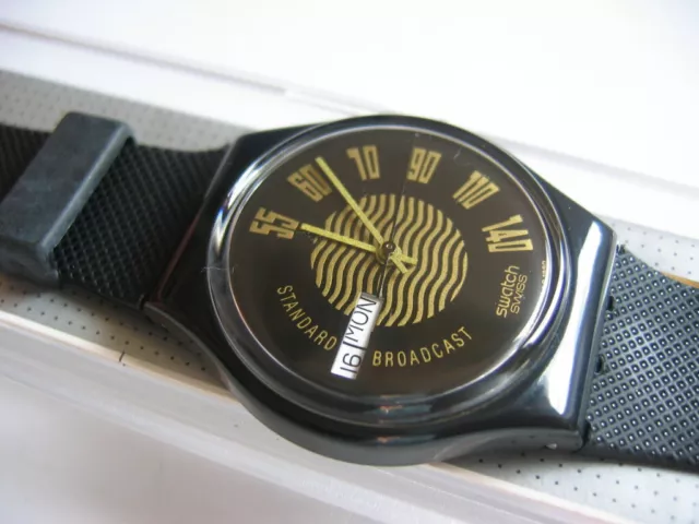 Swatch Gent von 1990 ++ GB720 ++ BROADCOAST ++ ungetragen / neu & OVP