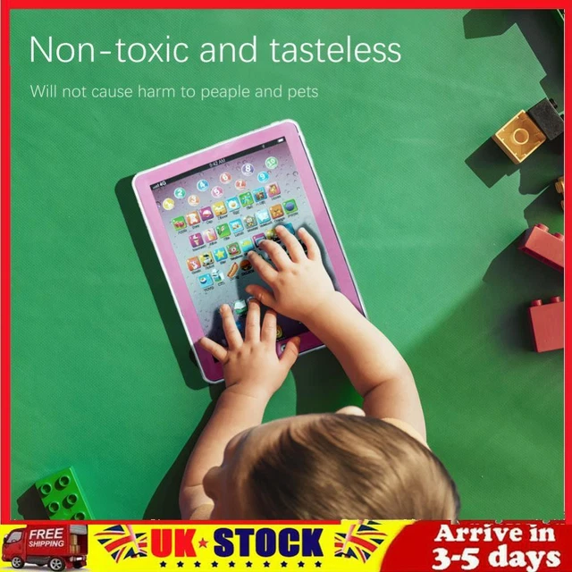 Learning Machine Tablet English Educational Toy for Toddlers Kids (Pink)