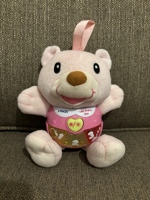 VTECH PINK TEDDY Bear Singing Plush Interactive VGC 4.00 PicClick UK