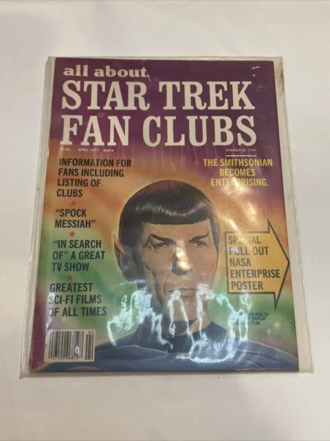 All About Star Trek Fan Clubs Magazine April 1977 Spock Messiah Smithsonian
