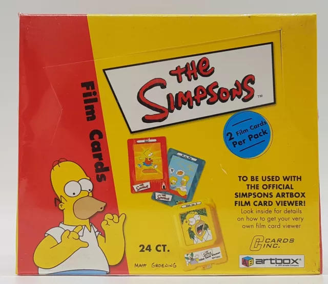 The Simpsons Film Cards 2000 Artbox Box