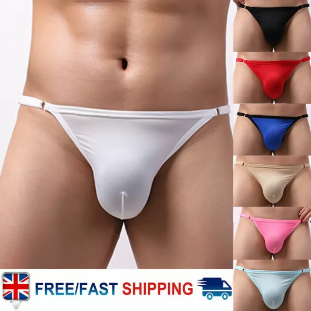 Mens Sexy Low Rise Bulge Pouch G-string Shorts Thong Briefs Underwear Panties