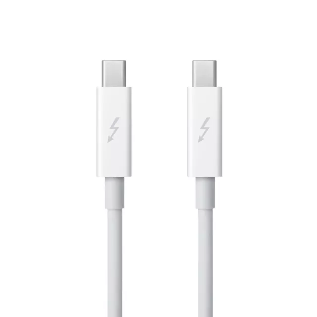 Genuine Apple Thunderbolt to Thunderbolt 2.0 m Cable - White (MD861ZM/A) A1410