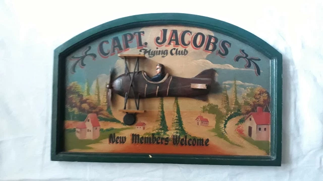 CAPT. JACOBS FLYING Club Aviation 3D Painting Landscape