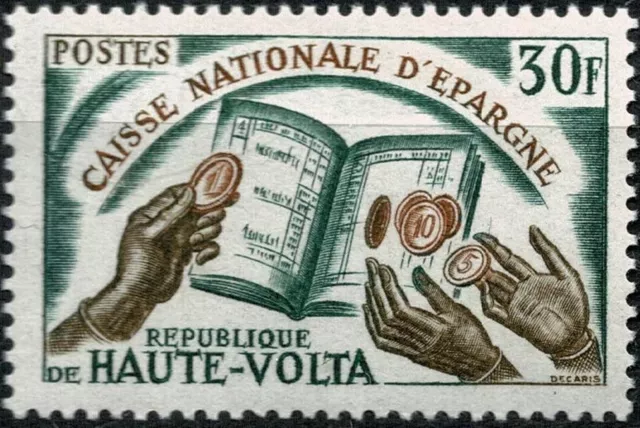 HAUTE VOLTA 1967 BANQUE NATIONALE  YT  n° 181 neuf ★★ luxe / MNH