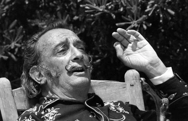 SALVADOR DALI ARTIST on film location in Spain 1968 Old Photo 9.00