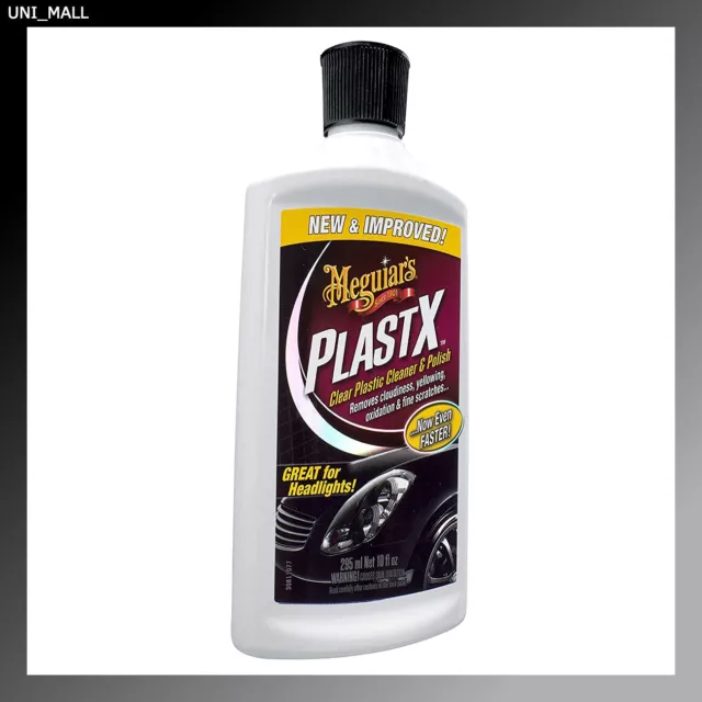 Meguiar's Plastx Transparent Plastique Nettoyant & Lustrant, G12310, 10 OZ