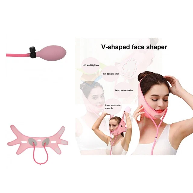 Cinturón de estiramiento facial inflable transpirable suave transpirable banda adelgazante facial