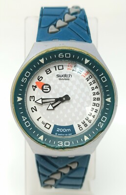 swatch 200m dive watch