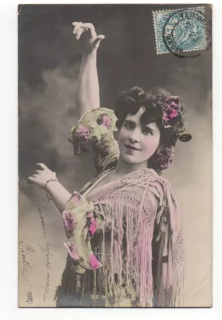 Carte Fantaisie - Old Postcard - Femme - Danse - Jeune fille
