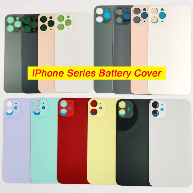 Rear Battery Back Door Glass Cover For iPhone 14 13 12 11 Pro Max Mini X XS XR 8 2