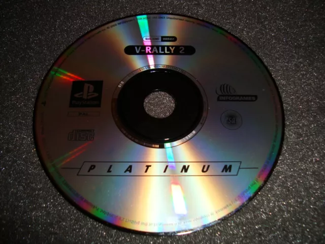 V-Rally 2 Platinum – Disc Only PS1 Game – PAL UK