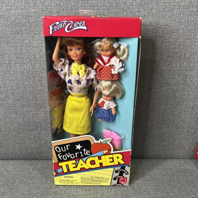 FASHION CORNER OUR Favorite Teacher Doll with Students 1999 Lucky Rare  Brunette $47.99 - PicClick