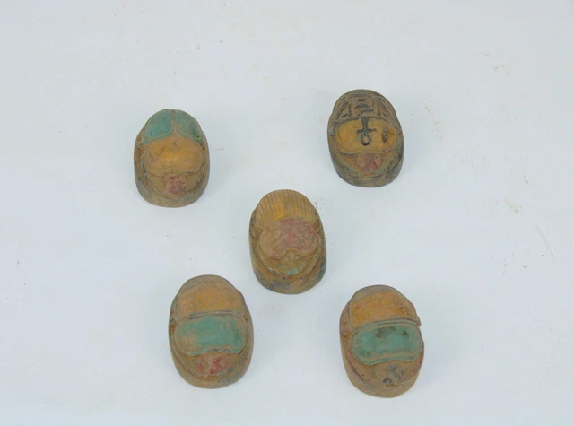 Amulette égyptienne Antique - Scarabée En Agate Cornaline, Provenance Luxor, Pièce Rare