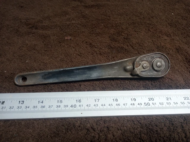 Vintage Indestro-Duro No 3202-R  Ratchet & 3215 1/2 Drive Adapter Made In USA