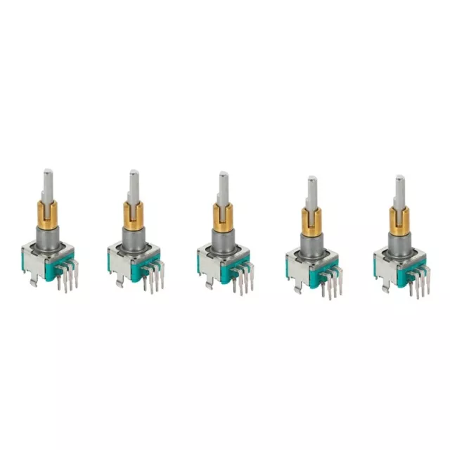 5PCS EC11EBB24C03 Dual Axis Encoder with Switch 30 Positioning Number 153835