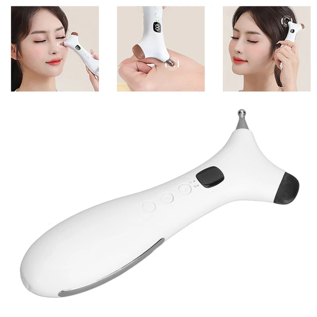 Electric Heating Acupoint Pen Microfrequency Vibration Dual Head Pulse Reduc Adl