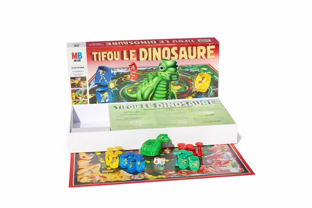 Jeu De Société DINOSAURES – Bébé Sinclair – MB Jeux, 1992, Vintage