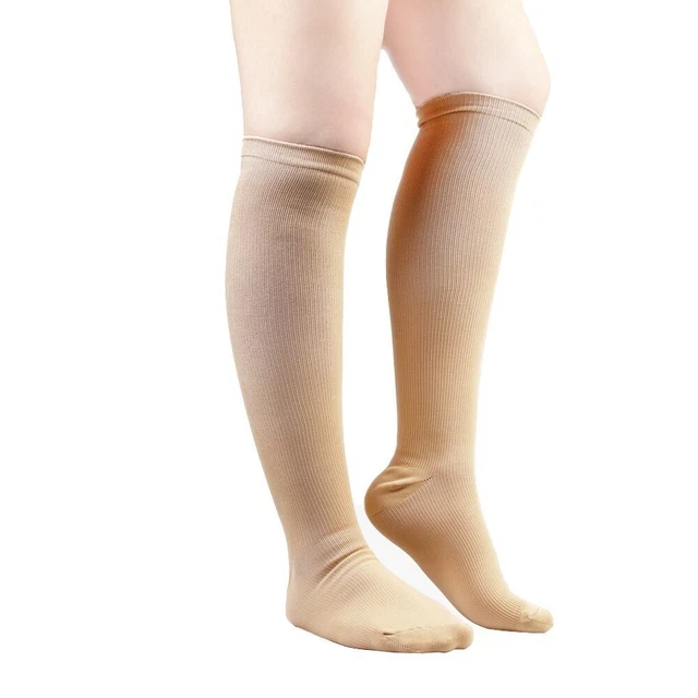 Compression Socks Calf Foot Knee Pain Relief Support Stockings Over the Calf