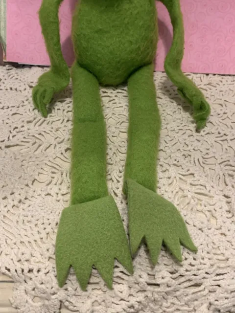 Kermit the Frog Fisher-Price 850 Jim Henson Muppets Doll Plush 1976 VINTAGE 19” 4