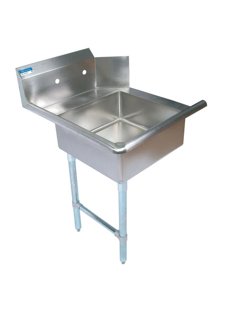 BK Resources Commercial Stainless Left or Right Side Dirty 72" Dish Table