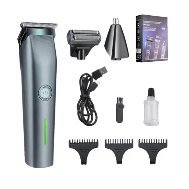 Retro Oil Hair Clippers Hair Salon 3 in 1 Electric Clippers Home USB Charging