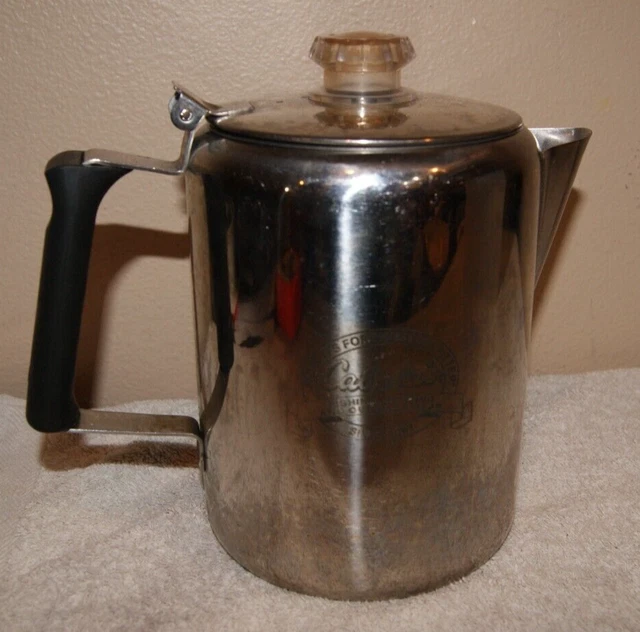 CABELA'S STAINLESS 18/8 Percolator 9 Cup Camping Coffee Maker