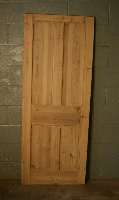 Reclaimed Pine Victorian Door 4 Panel Internal 29 3/4" x 75" Door  878
